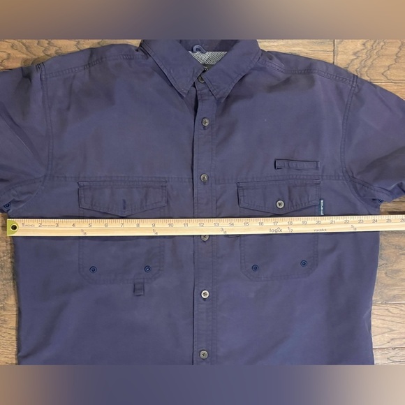 Woolrich Elite Series Tactical Men’s Button Down Shirt Size Large Deep Navy - Picture 8 of 15